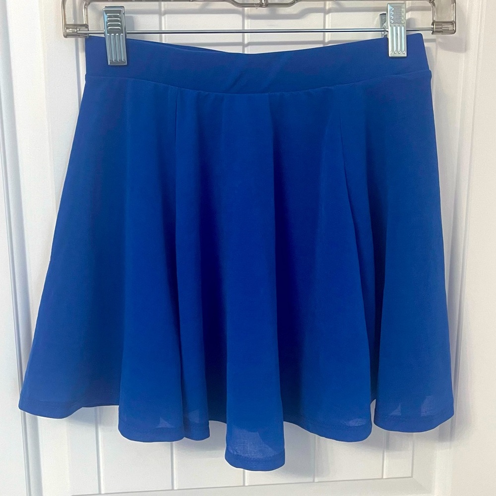 Cobalt Blue Flowy Skirt